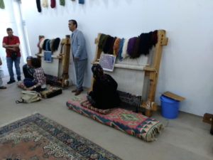 sultanhisar carpet demonstration