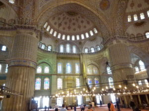 istanbul blue mosque dome