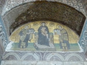 istanbul hagia sophia southwestern entrance mosice