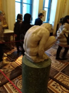 hermitage museum crouching boy