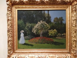 hermitage museum woman in a garden
