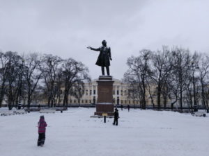 st petersburg monument to alexander pushikin