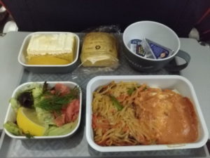 SU0262 in flight meal first
