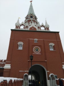 kremlin the troitskaya tower near