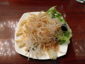 aton palace hotel dinner vegetable