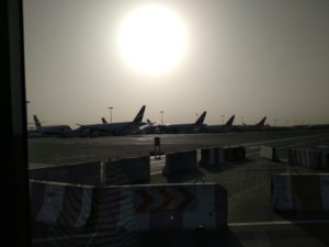 dudai international airport sun