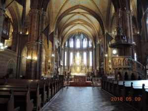 buda castle hill matthias church the high altar