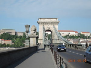 budapest chain bridge front