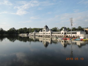 budapest city park ice rink and boating