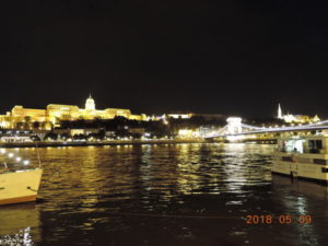 budapest night view buda