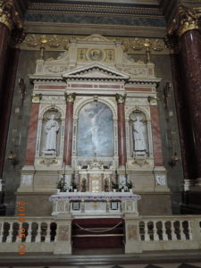 budapest saint stephens basilica christ in calvary
