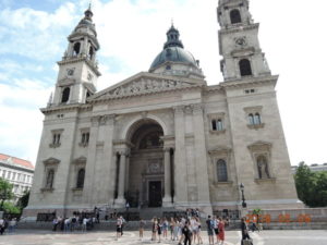 budapest saint stephens basilica exterior near