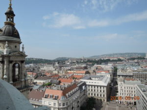 budapest saint stephens basilica view from cupola buda castle