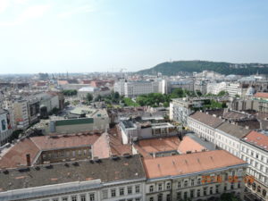 budapest saint stephens basilica view from cupola gellert hill