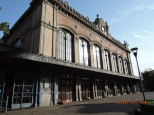 budapest western railway station view from communitry garden