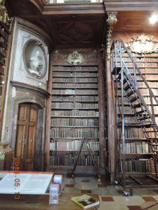 vienna austrian national library bookshelf