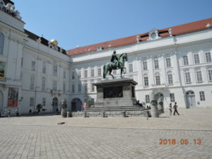 vienna austrian national library kaisers statue von joseph II
