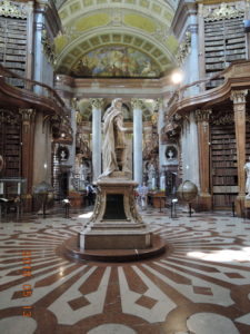 vienna austrian national library statue of charlse VI