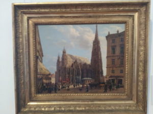 vienna belvedere museum rudolf von alt saint stephens cathedral in vienna