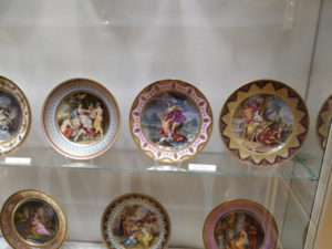 vienna hofburg silver collection painted plate