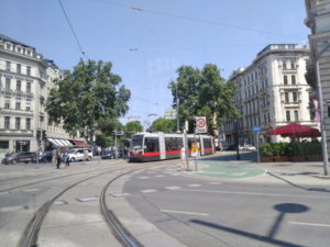 vienna tram Schwarzenbergplatz