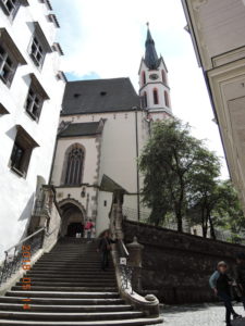 cesky krumlov saint vitus chruch exterior