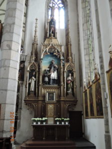 cesky krumlov saint vitus church inside right