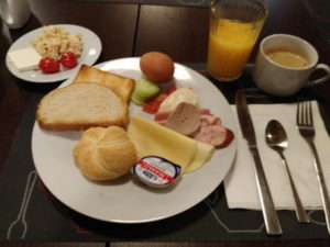 krakow restaurant u flipa breakfast