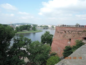krakow wawel royal castle view from thieves tower