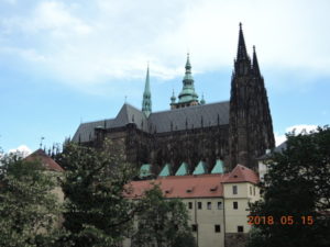prague castle exterior north