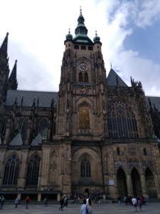 prague castle saint vitus cathedral great south tower exterior