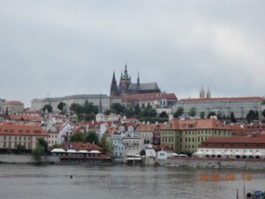 prague castle view from charles bridge