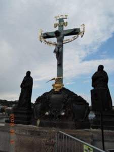 prague charles bridge calvary