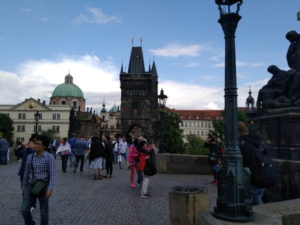 prague old town bridge tower
