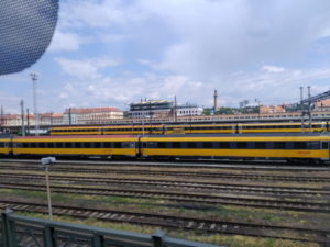 prague smichov view from regiojet