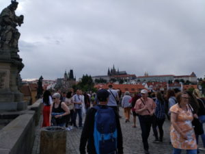 prague view from charles bridge west