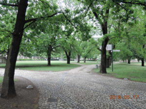 prague vysehrad cobbled path