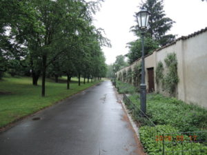 prague vysehrad straight path