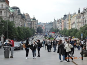 prague wenceslas square