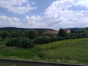 prague zbraslav view from regiojet