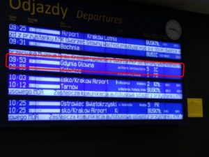 krakow glowny train station time table fixed
