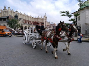 krakow old town main market square
