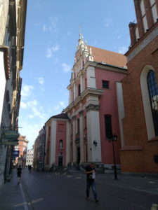 warsaw cathedral basilica of the p.w.martyrdom of St.john the beptist diagonally