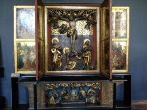 warsaw national museum crucifixion polyptych of Krappe Family