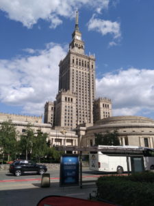 warsaw palace of culture and science exterior west