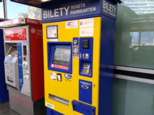 warsaw ticket vending machine