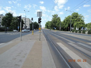 warsaw tram park praski