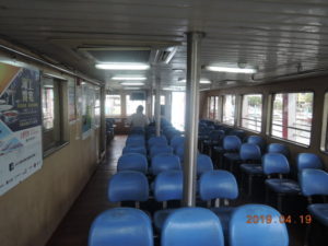 kaohsiung gushan ferry pier station ferry inside