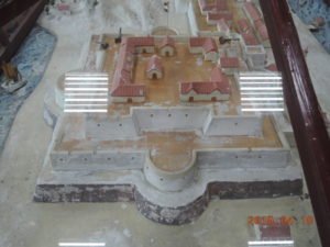 tainan anping old fort historic memorial hall miniature model