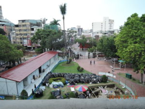 tainan chihkan tower view from second floor